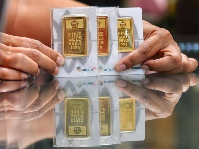 Ilustrasi harga emas emas di Pekanbaru tembus Rp1,444 juta per gram (foto/int)